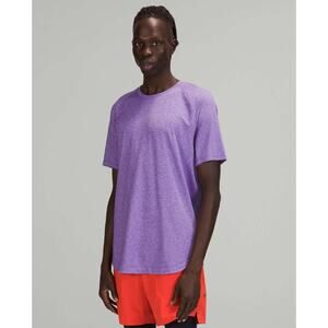 Lululemon Dry Sense Training Short Sleeve Shirt Purple Medium